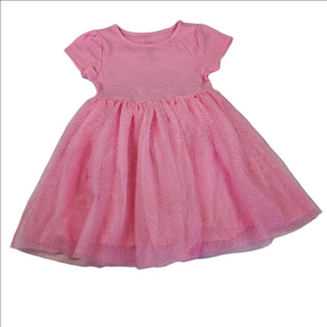 Wonder Nation Pink Dress with Glittery  Bottom Size 3T